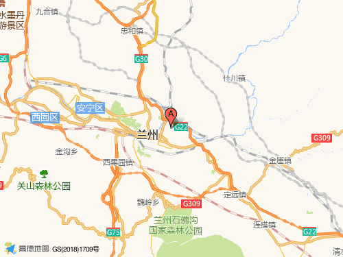甘肃地图