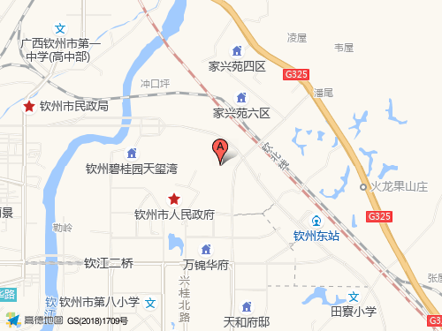 钦州地图