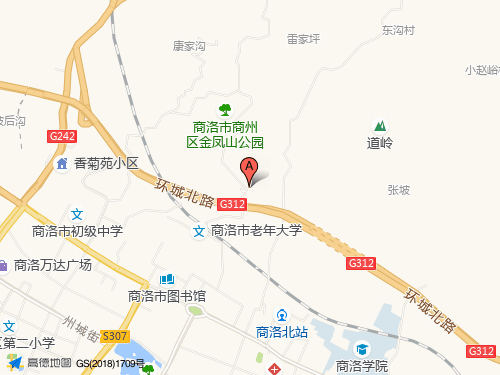 商洛地图