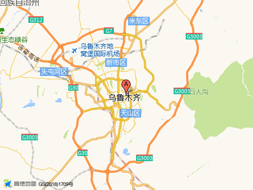 乌鲁木齐地图