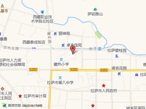 拉萨地图