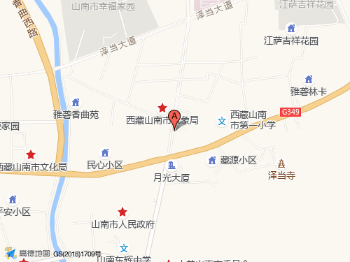 山南地图