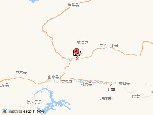 西藏地图