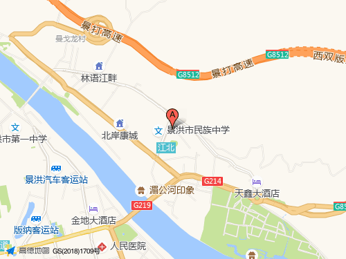 西双版纳地图