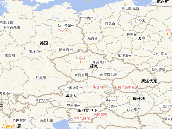 捷克地图